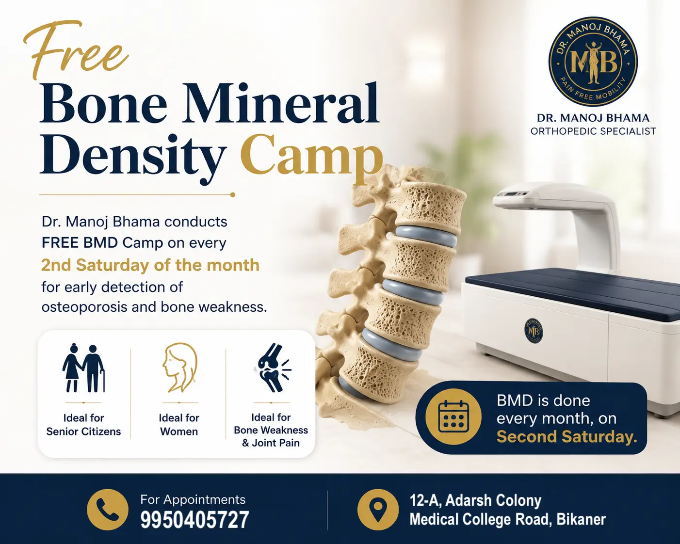 Free BMD Camp in Bikaner